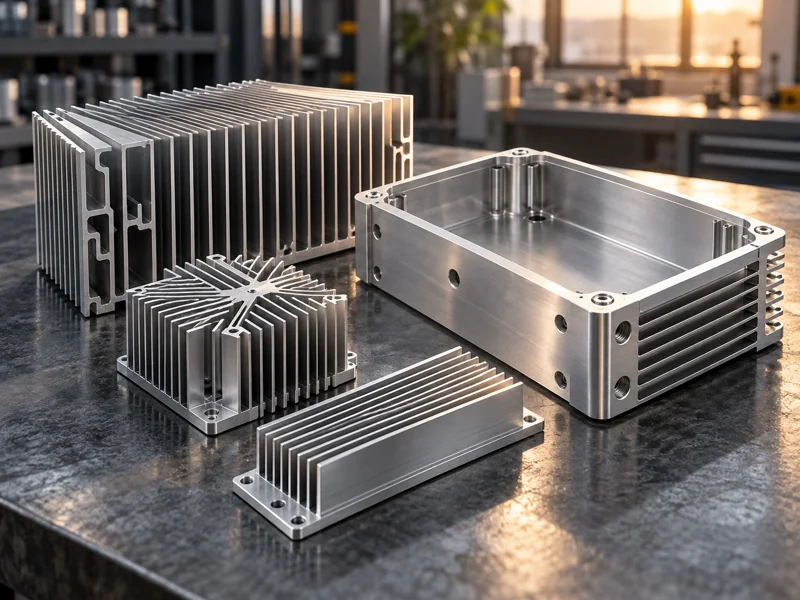 Aluminum heat sink application illustration