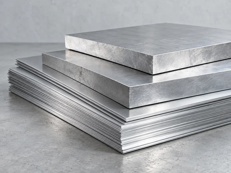 Illustration of aluminum sheet and plate