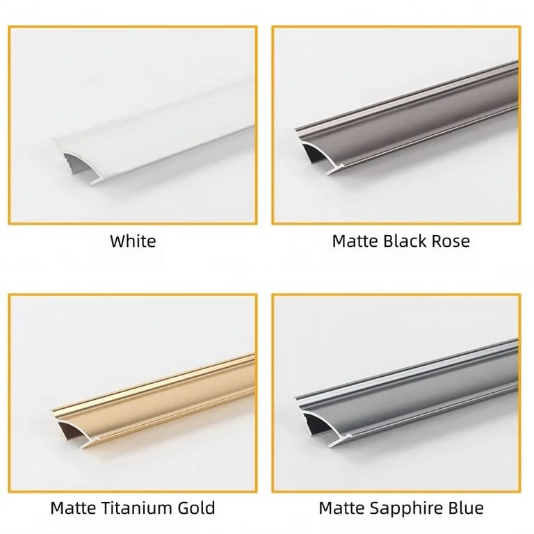 Aluminum Alloy Matte Inner Corner Line — view 3