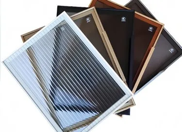 Aluminum Alloy Wardrobe Glass Door with Pin Hinge — view 2