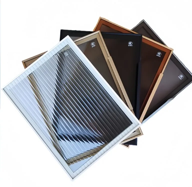 Aluminum Alloy Wardrobe Glass Door with Pin Hinge — view 5