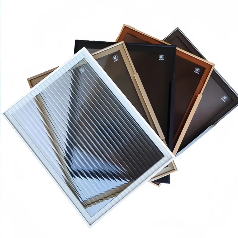 Aluminum Alloy Wardrobe Glass Door with Pin Hinge — view 6