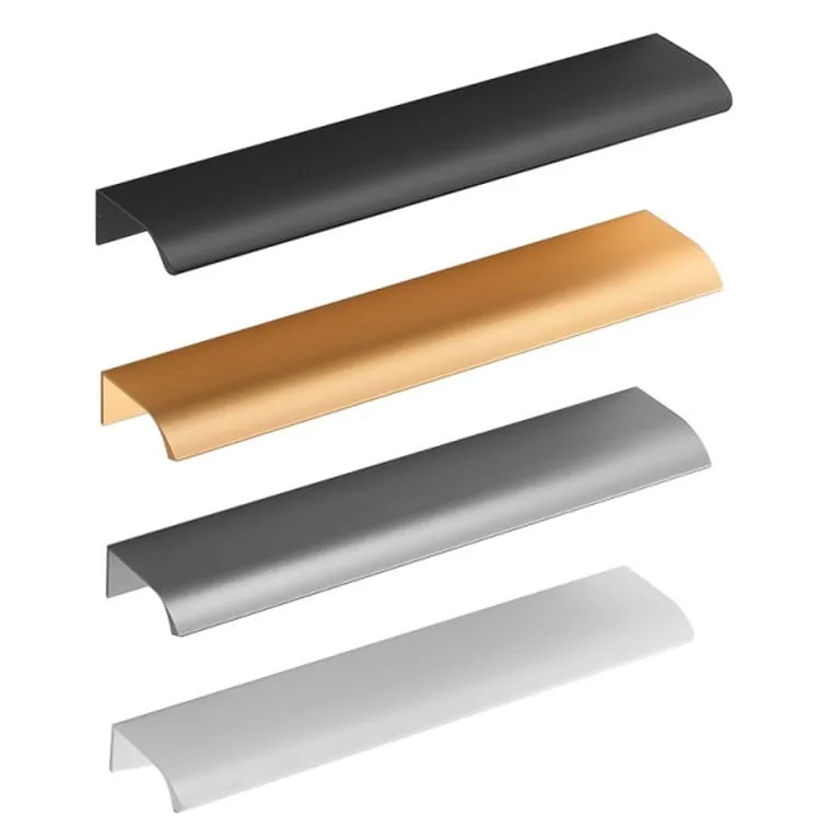 Aluminum Edge-Sealed Minimalist Invisible Pull Handle — view 6