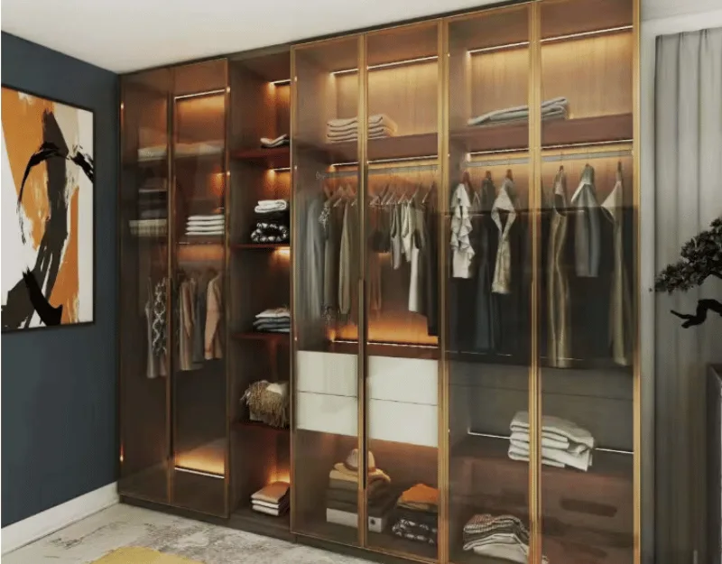 Aluminum Frame Glass Door Cabinets — view 3