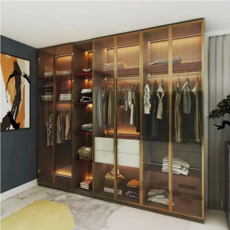 Aluminum Frame Glass Door Cabinets — view 4