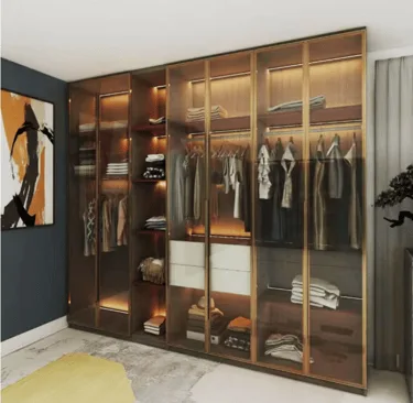 Aluminum Frame Glass Door Cabinets — view 5