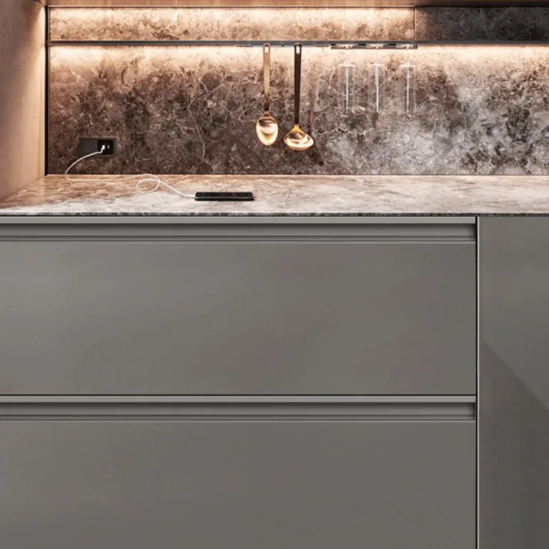 Aluminum G-Shape Groove Pull Handle — view 2