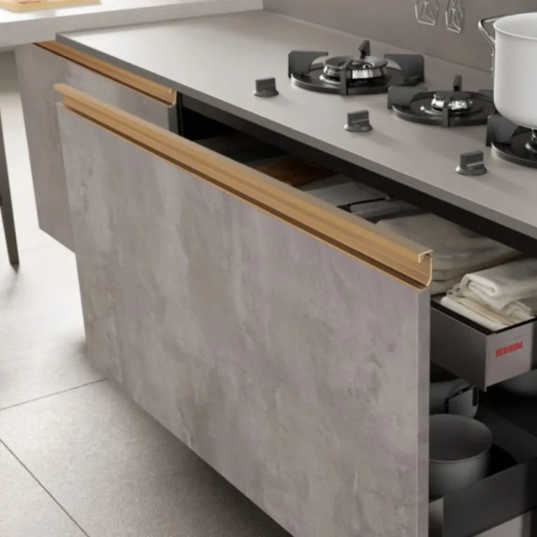 Aluminum G-Shape Groove Pull Handle — view 3