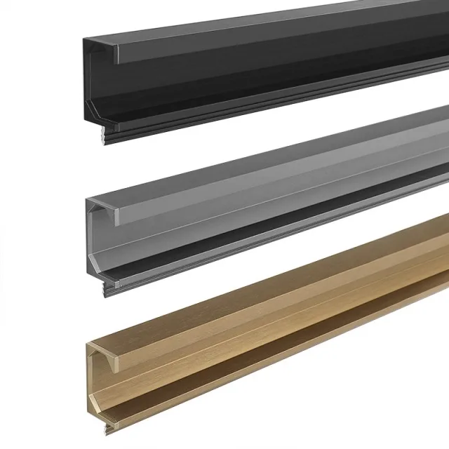 Aluminum G-Shape Groove Pull Handle — view 4