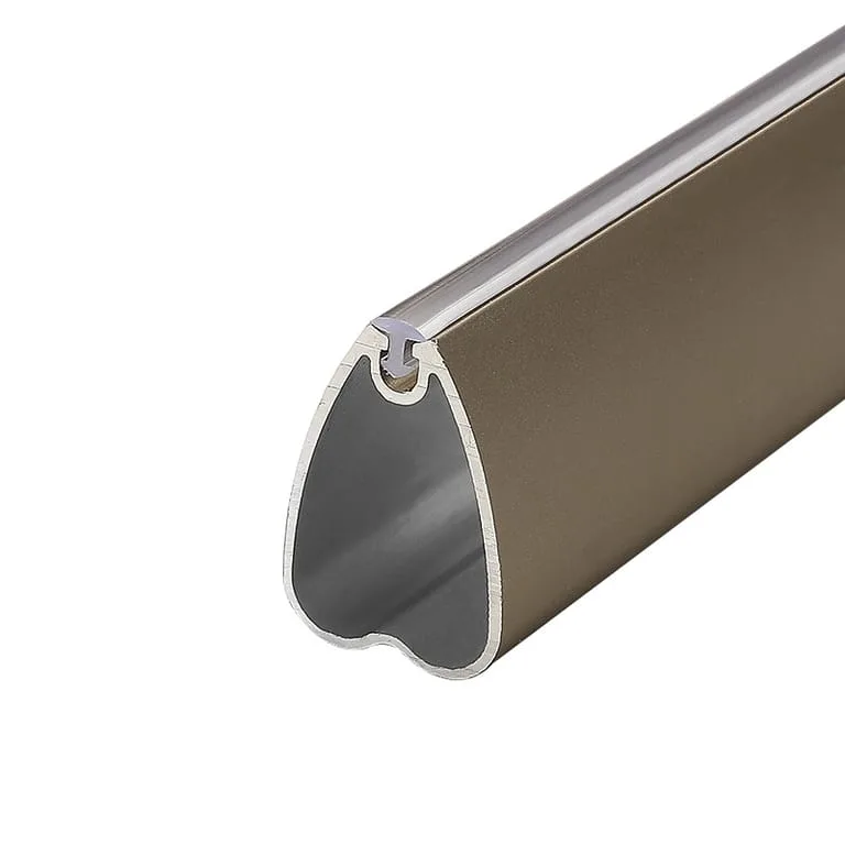 Aluminum Heart-Shaped Closet Rod — view 3