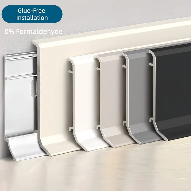 Anodized Aluminum Diamond Type Skirting Board — view 4