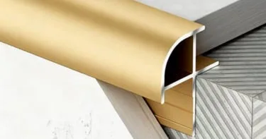 Anodized Aluminum Round External Corner Trim — view 2