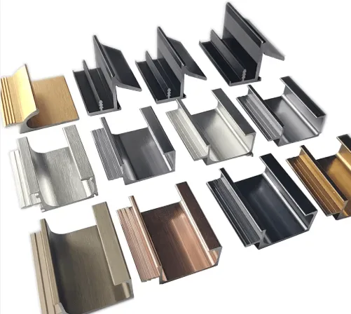 Anodized Mirror Silver Aluminum Profile