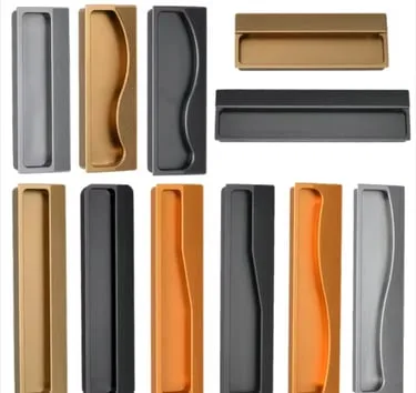 Concealed Hidden Aluminum Alloy Flush Pull Handle