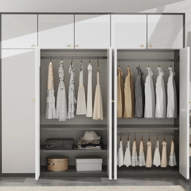 Customizable Aluminum Cloth Hanging Rod for Wardrobe & Cabinet Systems — view 5