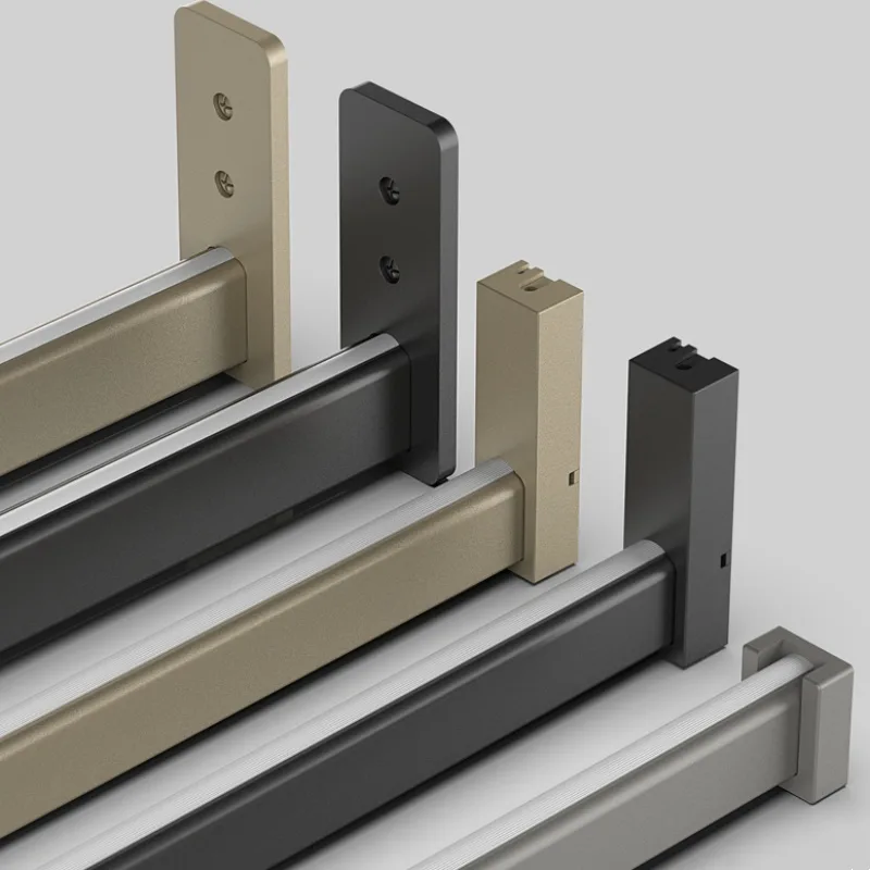 Customizable Aluminum Cloth Hanging Rod for Wardrobe & Cabinet Systems — view 6