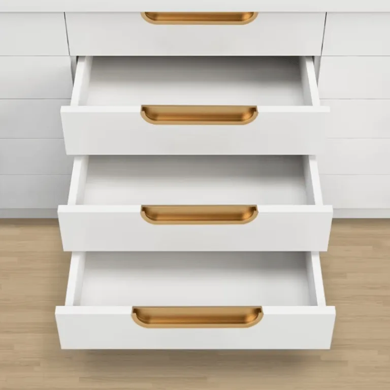 European Style Curved Embedded Aluminum Cabinet Handles — view 5
