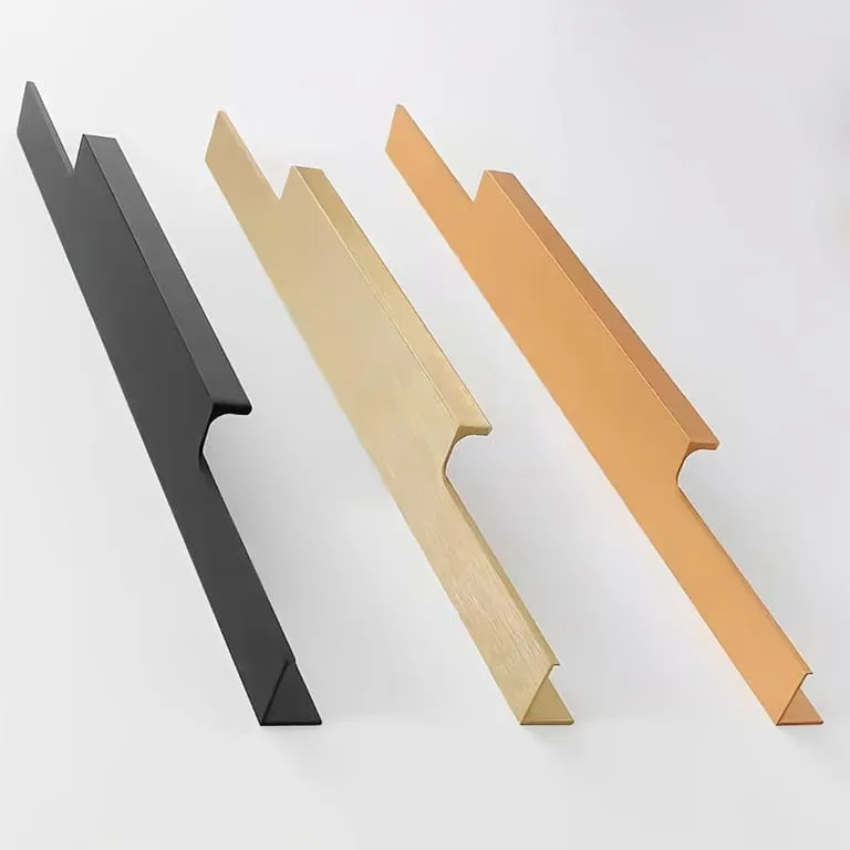 F-Shaped Hidden Aluminum Handle Concealed Furniture Pull for…