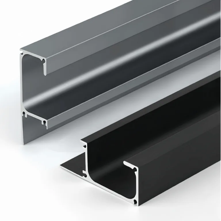 G-Shape No-Slot Cabinet Handle with End Caps — view 3