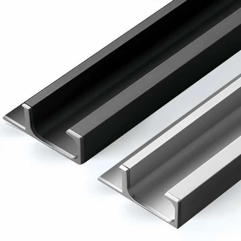 G-Shape No-Slot Cabinet Handle with End Caps — view 4