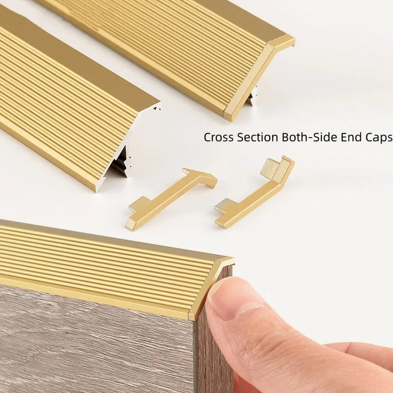 Invisible Aluminum Alloy Beveled Cabinet Handle — view 2