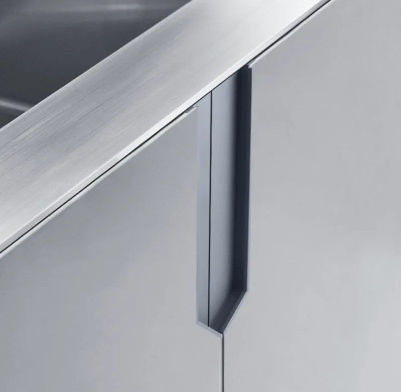 Invisible Aluminum Alloy Ox Horn Handle — view 3