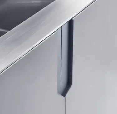 Invisible Aluminum Alloy Ox Horn Handle — view 4