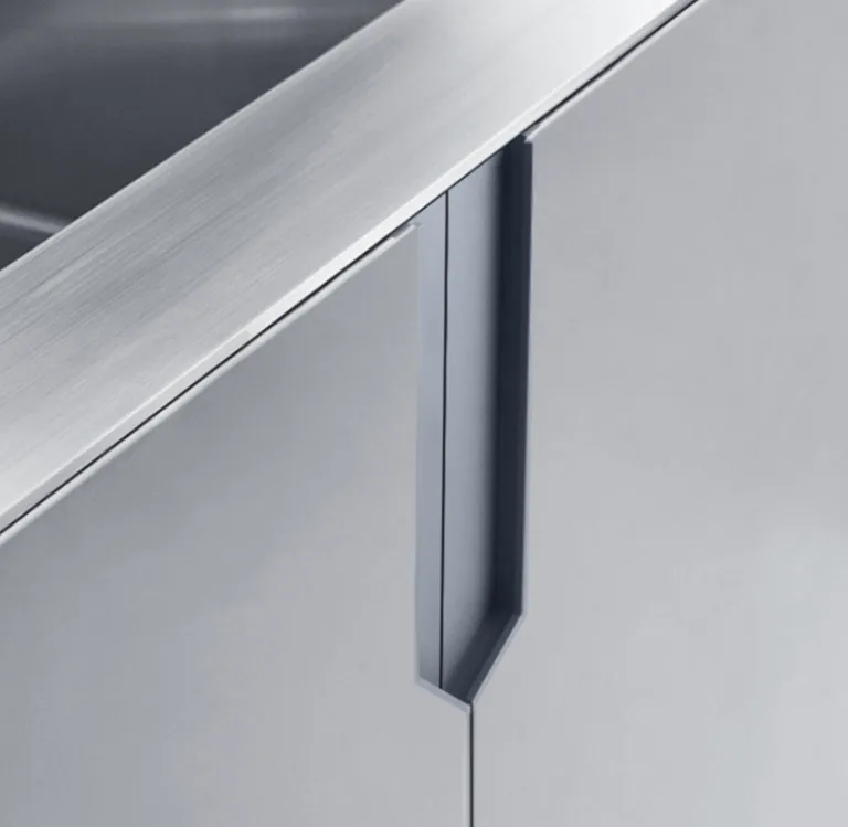 Invisible Aluminum Alloy Ox Horn Handle — view 5