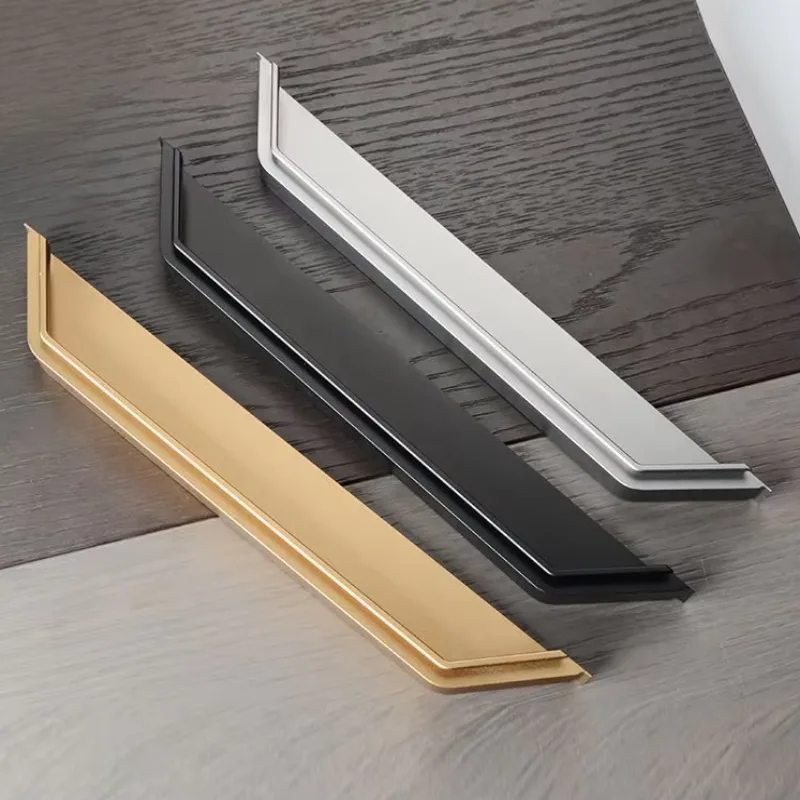 Modern Aluminum Invisible Concealed Handle — view 4