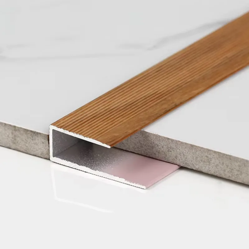 Modern C-Shaped Aluminum Transition Strip — view 5