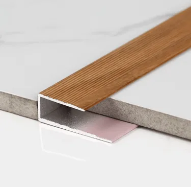 Modern C-Shaped Aluminum Transition Strip — view 6