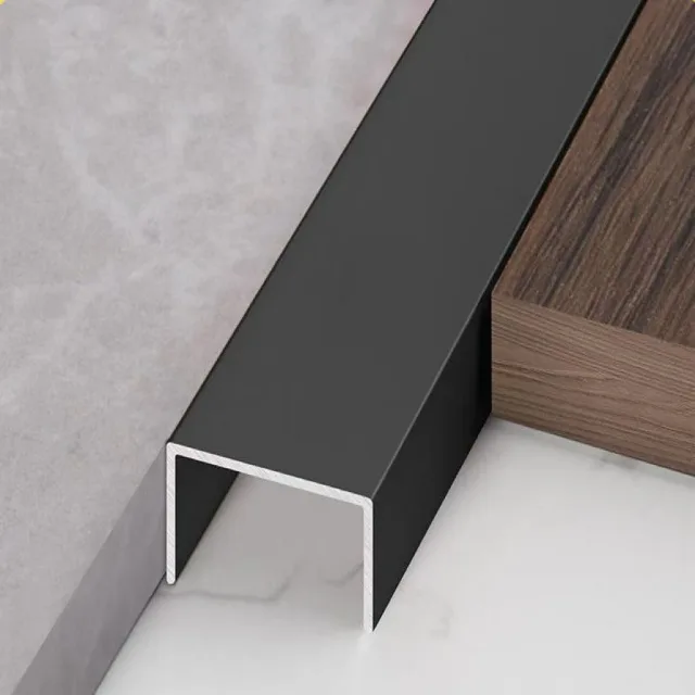 Multi-Color Aluminum Alloy U-Shaped Decorative Trim — view 6
