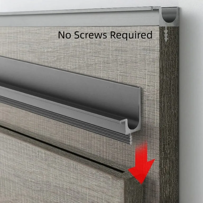 Parent-Child Aluminum Cabinet Handle — view 2