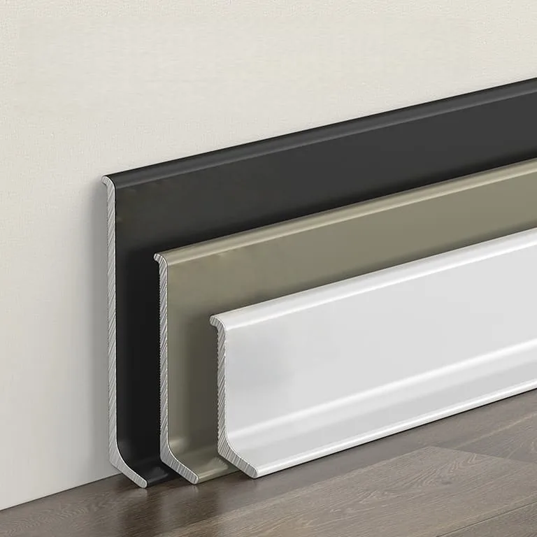 Punch-Free Aluminum Self-Adhesive Skirting Board