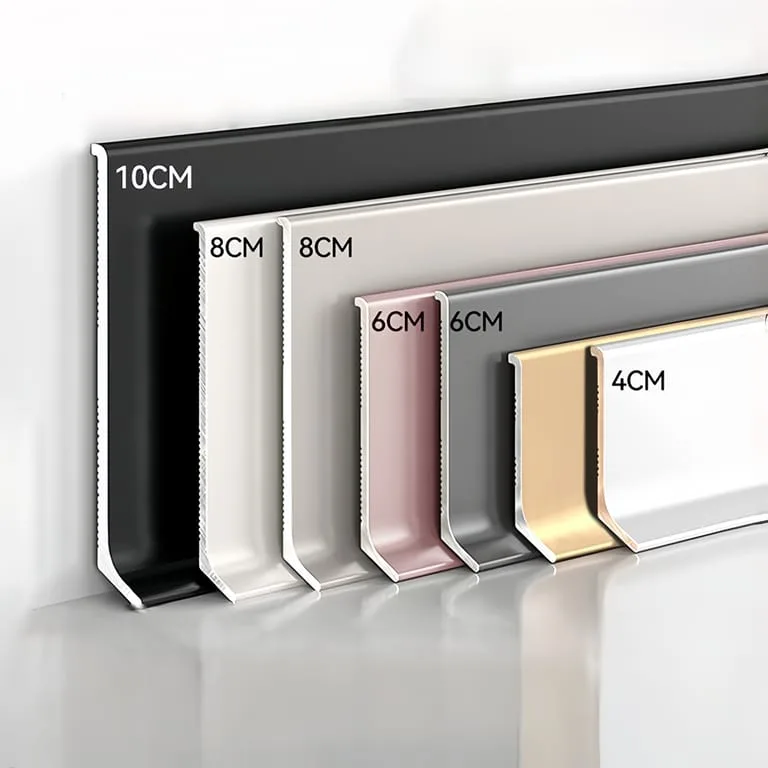 Punch-Free Aluminum Self-Adhesive Skirting Board — view 4