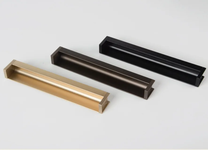 Recessed Aluminum L-Shaped Handles — view 5