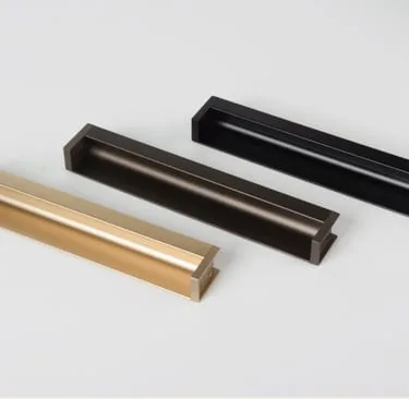 Recessed Aluminum L-Shaped Handles — view 6