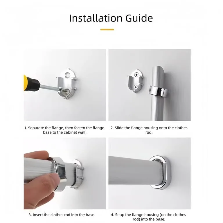 Rust-Resistant Aluminum Alloy Clothes Rail — view 3