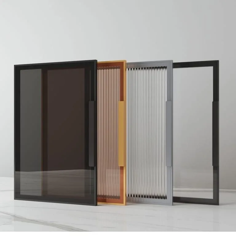 1.8mm Ultra-Thin Aluminum Alloy Glass Cabinet Door with 3C Tempered… — view 2