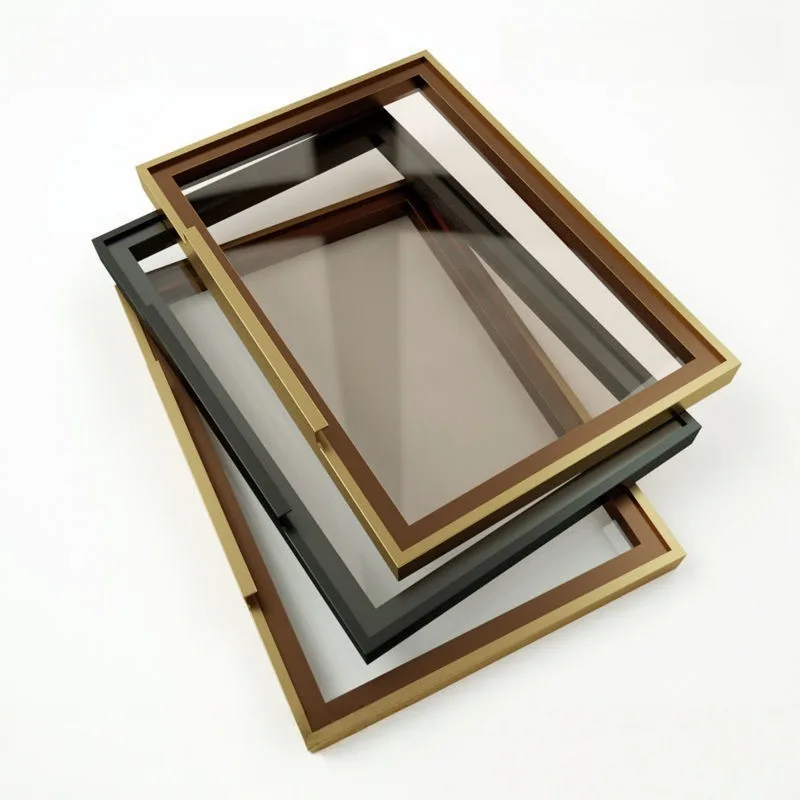 1.8mm Ultra-Thin Aluminum Alloy Glass Cabinet Door with 3C Tempered… — view 3
