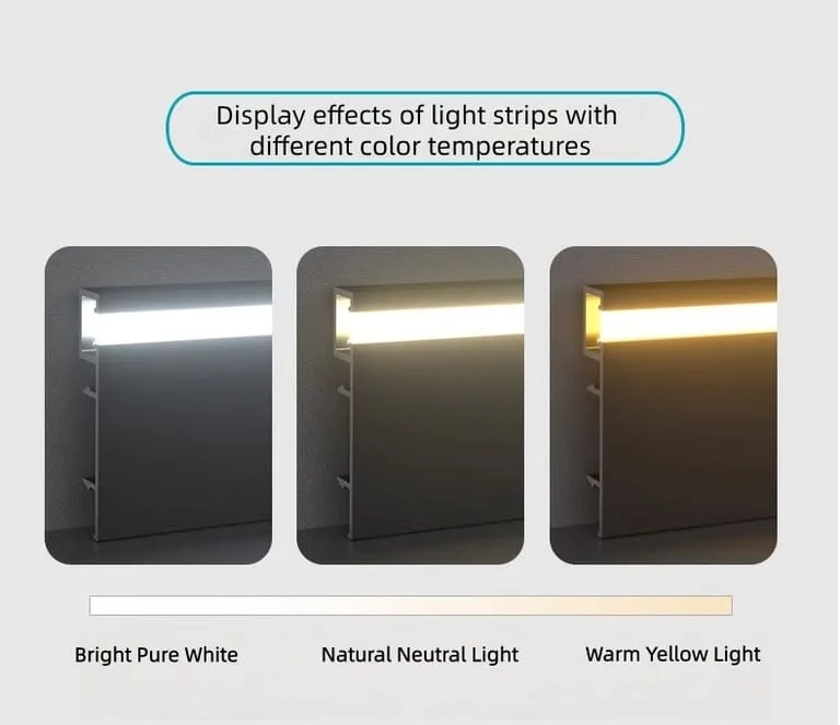 Waterproof LED Aluminum Floor Skirting Baseboard — view 3